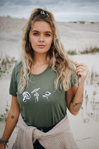 Green Mushroom shirt