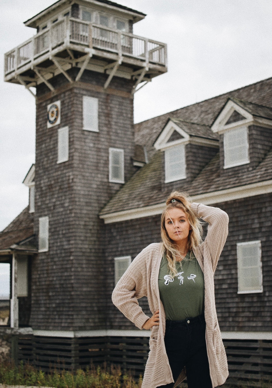 Green Mushroom shirt